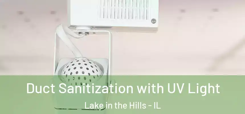  Duct Sanitization with UV Light Lake in the Hills - IL