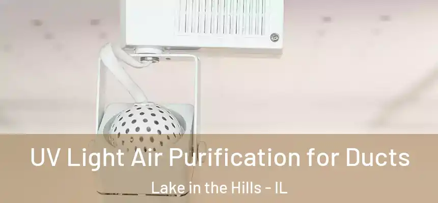  UV Light Air Purification for Ducts Lake in the Hills - IL